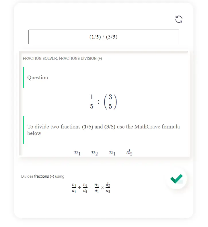 fraction division calculator