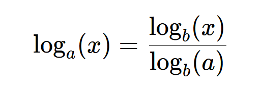 logarithm change of base