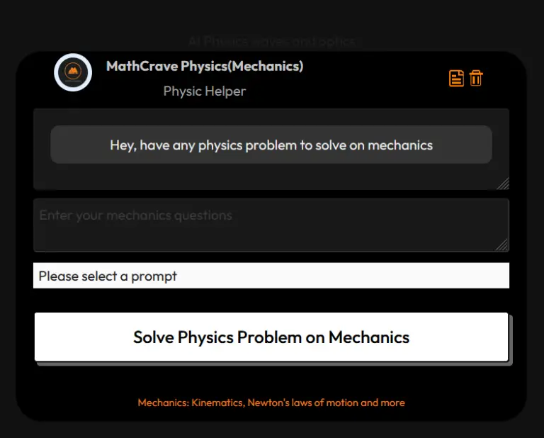 physics homework ai