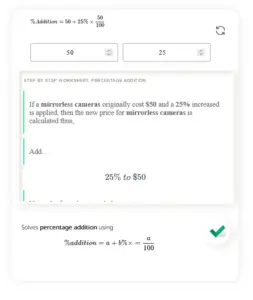 Percentage Increase Calculator | MathCrave Free Math Solver