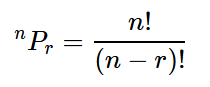 permutation formula