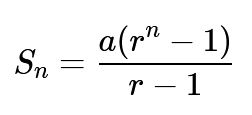 sum of a gp formula